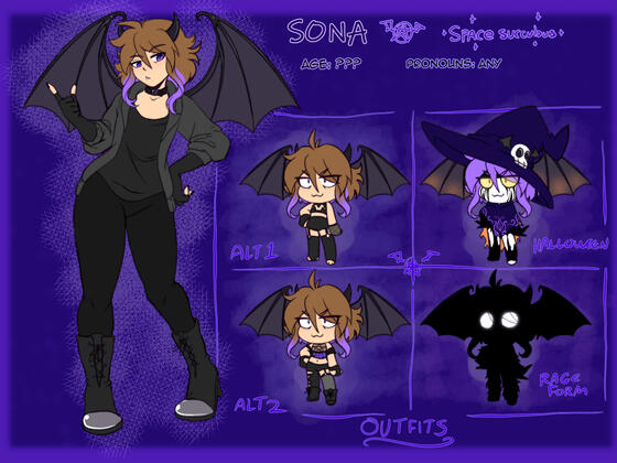 character design for my online sona